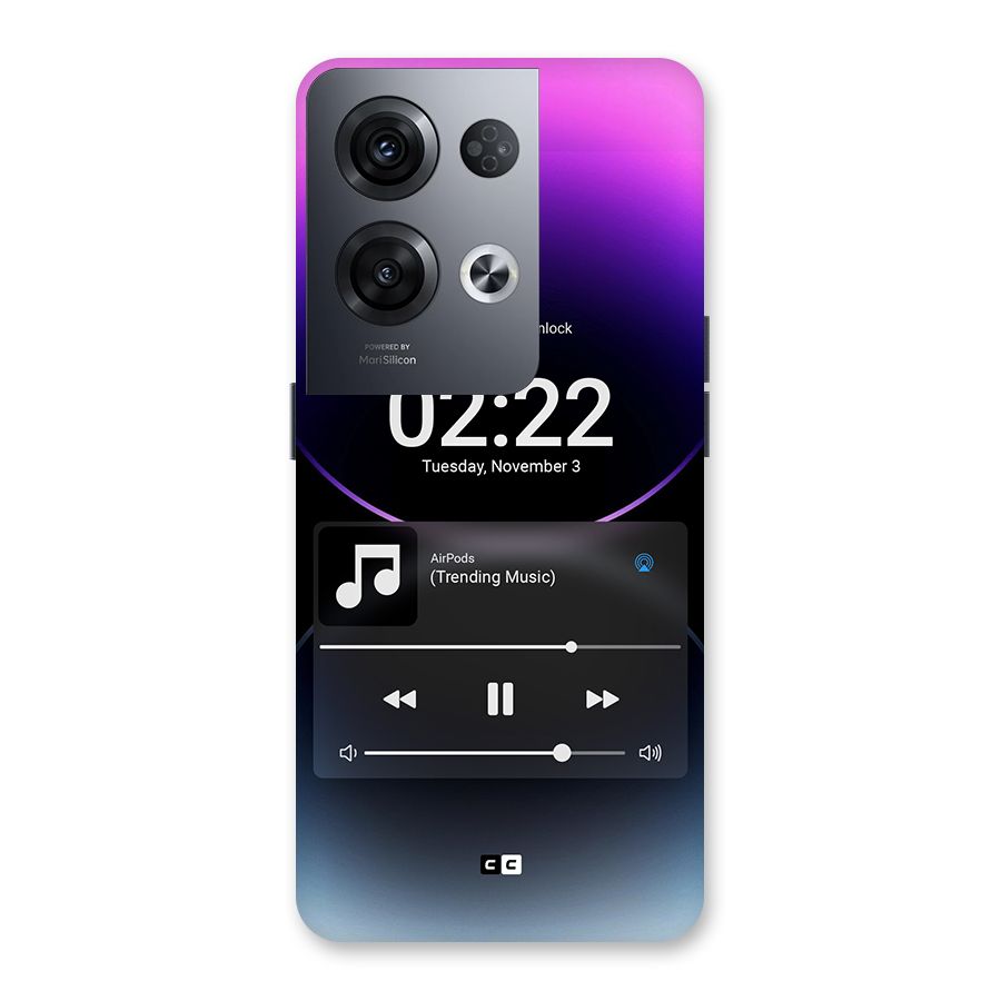 Trending Music Back Case for Oppo Reno8 Pro 5G