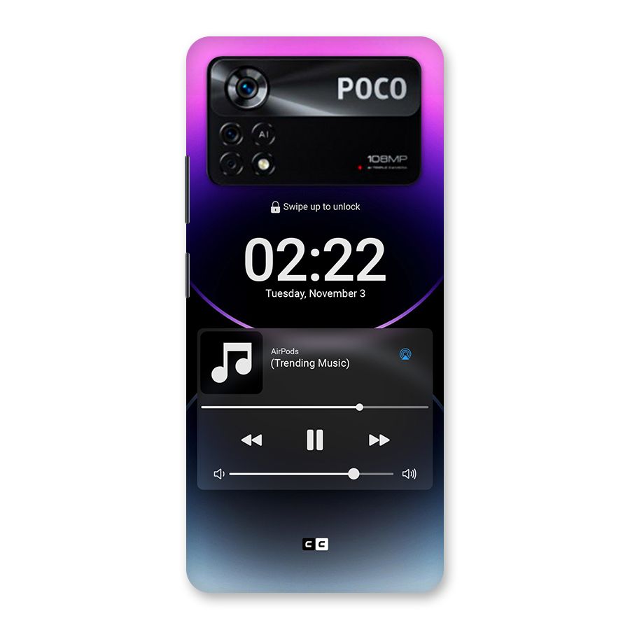 Trending Music Back Case for Poco X4 Pro 5G
