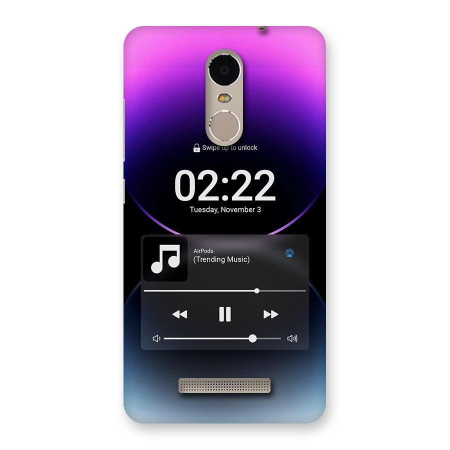 Trending Music Back Case for Redmi Note 3