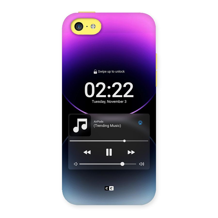 Trending Music Back Case for iPhone 5C