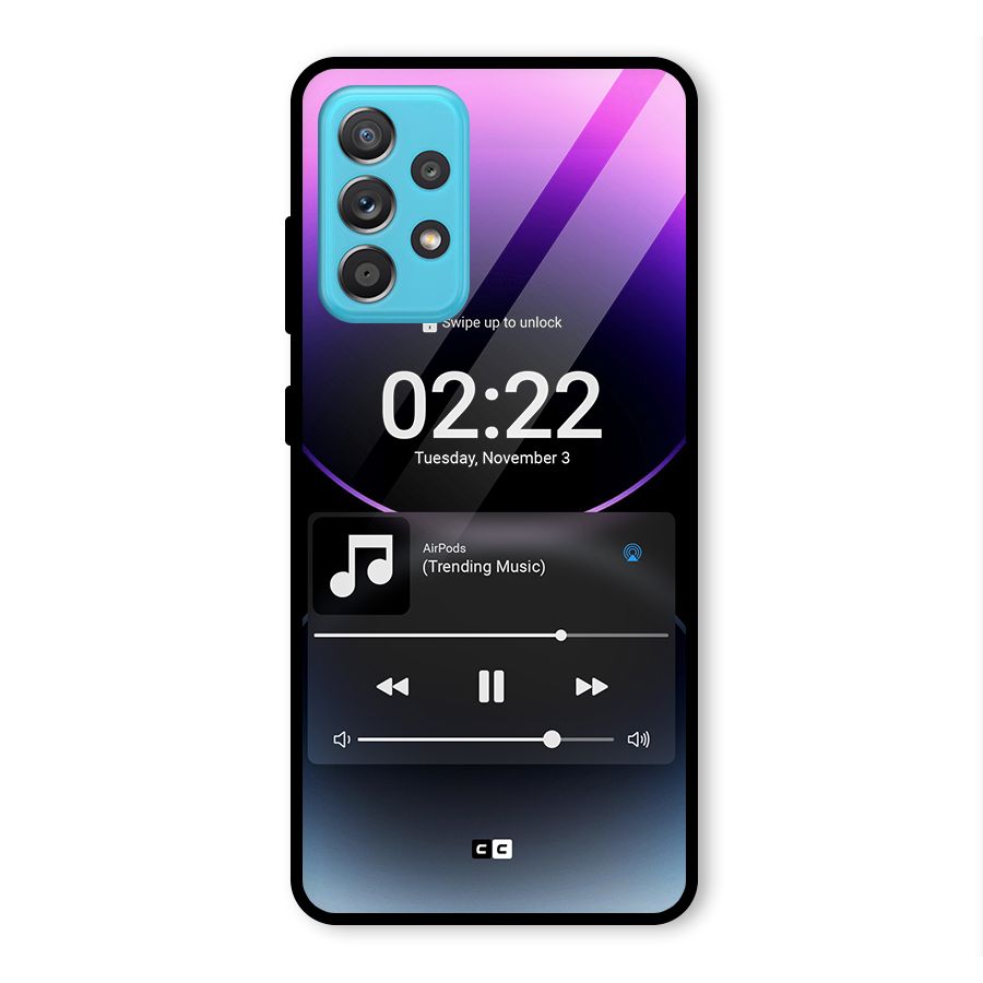 Trending Music Glass Back Case for Galaxy A52