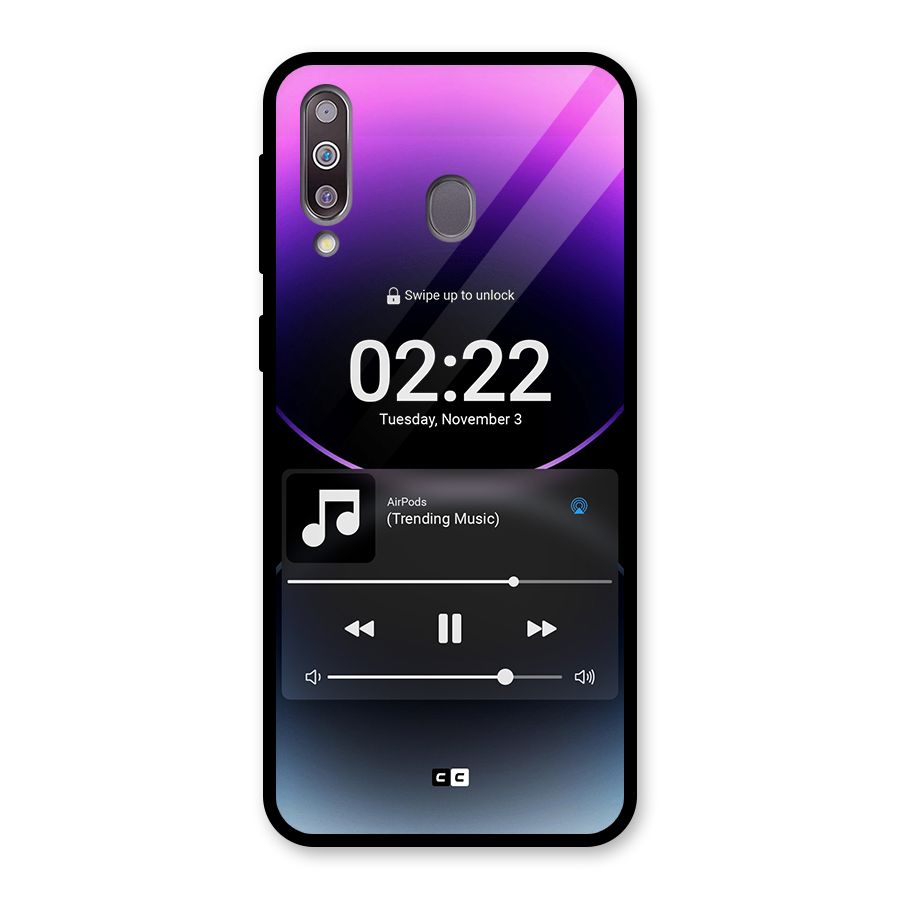 Trending Music Glass Back Case for Galaxy M30