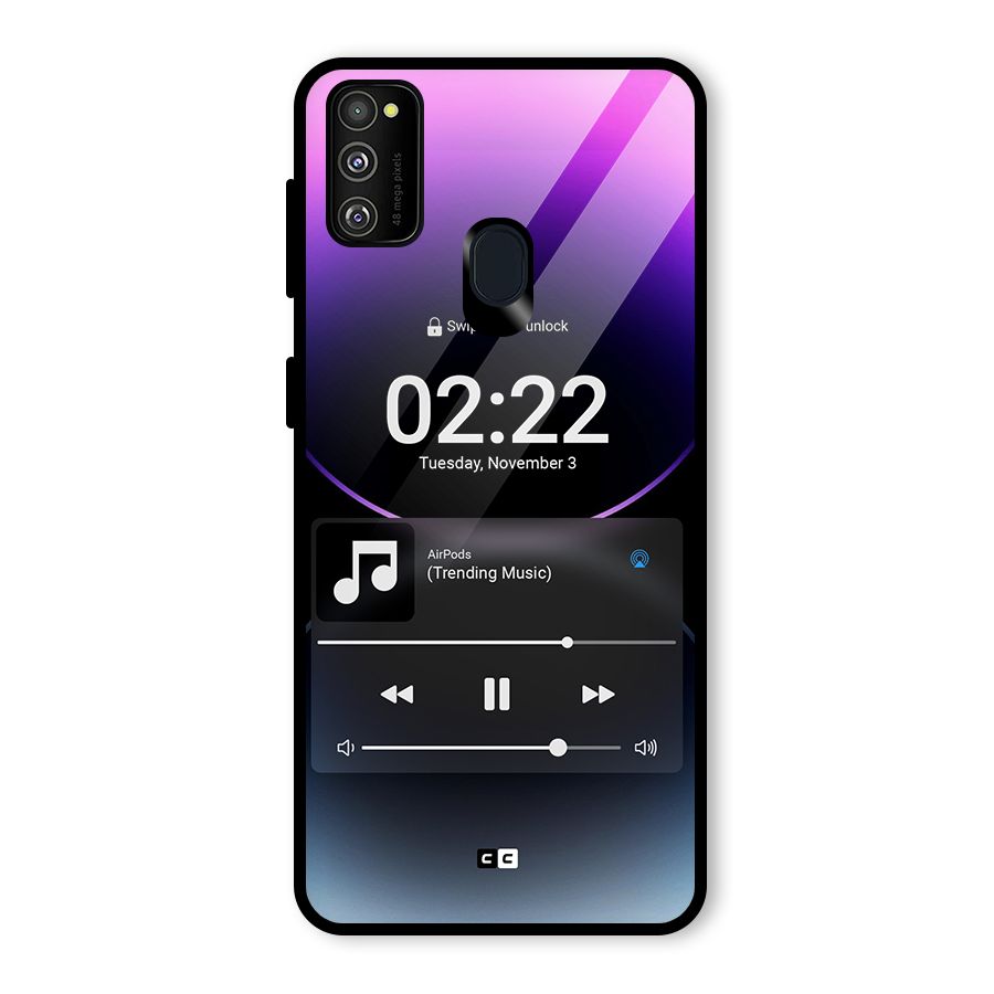 Trending Music Glass Back Case for Galaxy M30s