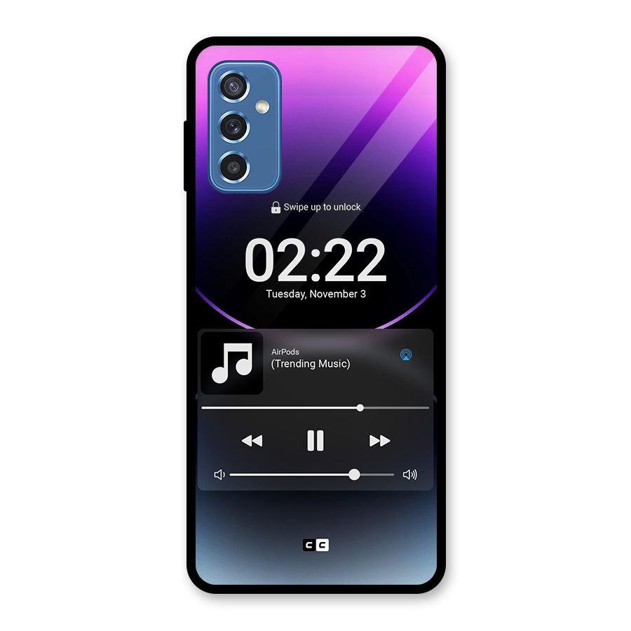 Trending Music Glass Back Case for Galaxy M52 5G