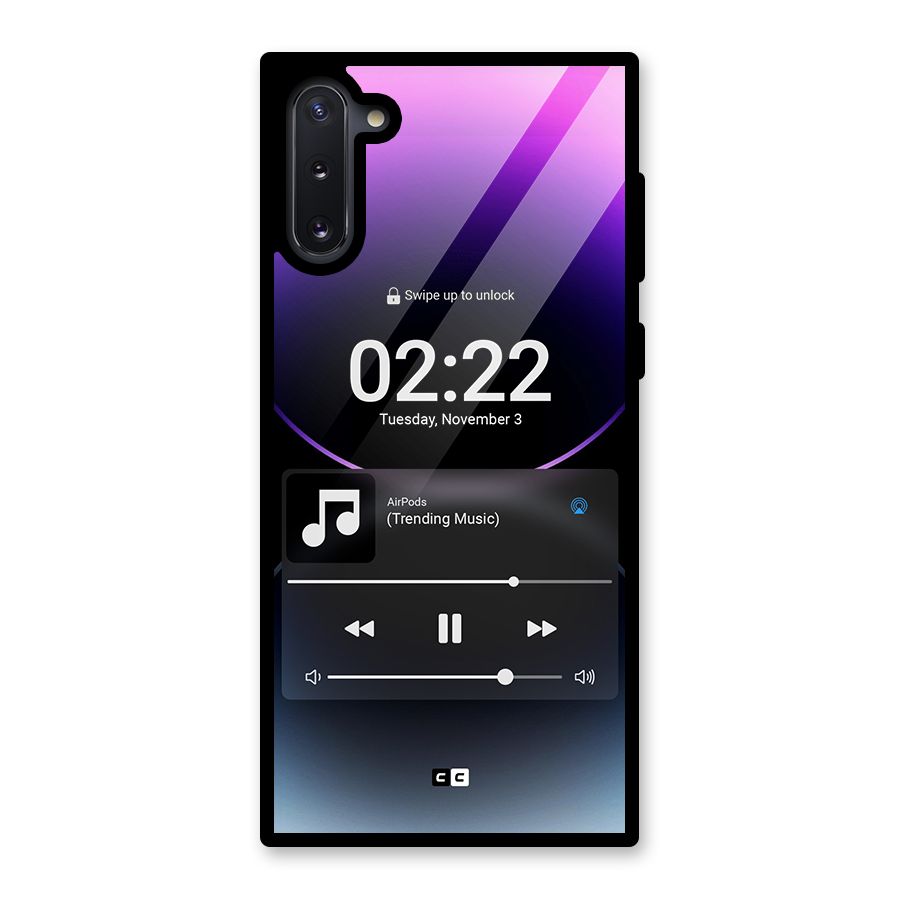 Trending Music Glass Back Case for Galaxy Note 10