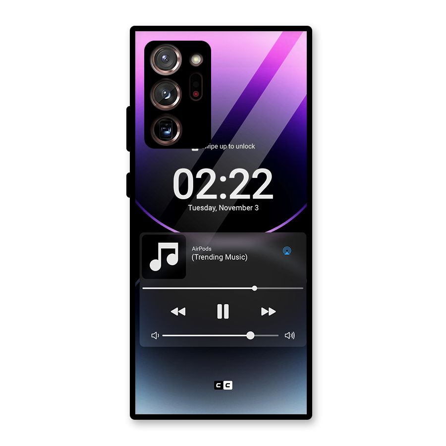 Trending Music Glass Back Case for Galaxy Note 20 Ultra 5G