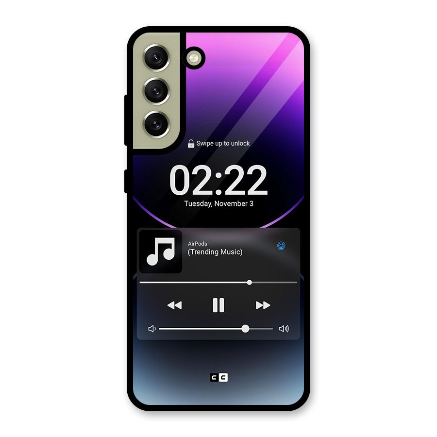 Trending Music Glass Back Case for Galaxy S21 FE 5G