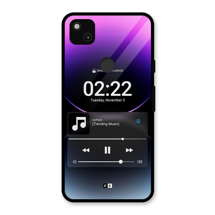 Trending Music Glass Back Case for Google Pixel 4a