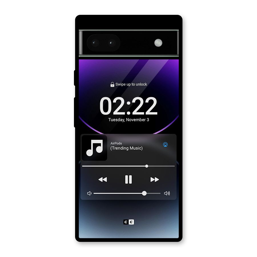 Trending Music Glass Back Case for Google Pixel 6a