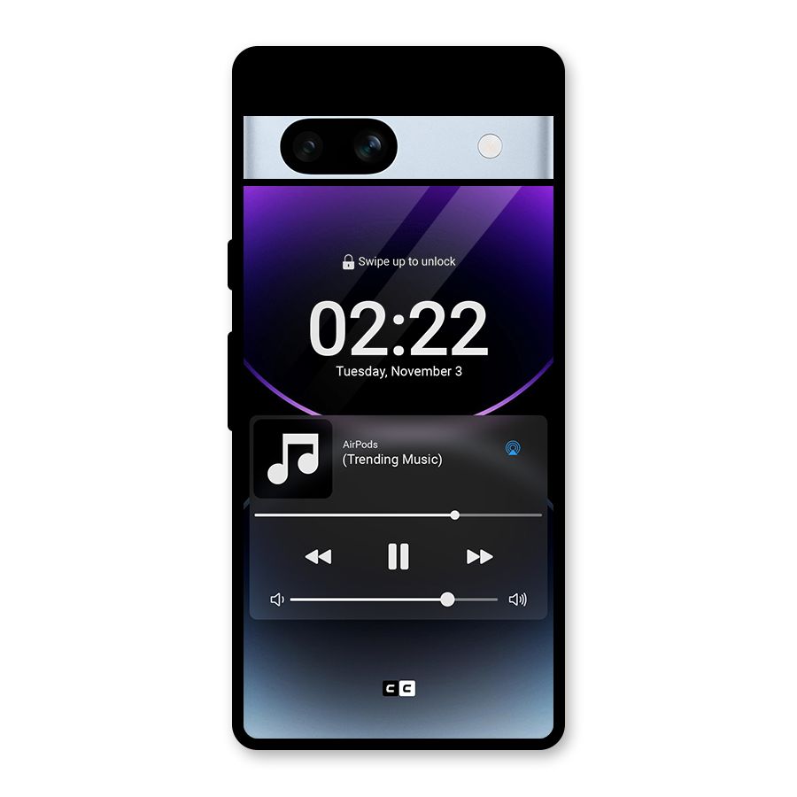 Trending Music Glass Back Case for Google Pixel 7a