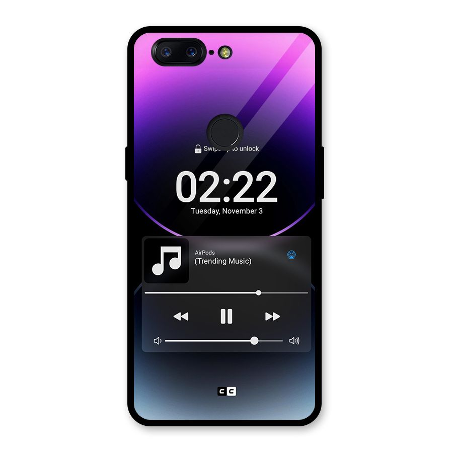 Trending Music Glass Back Case for OnePlus 5T