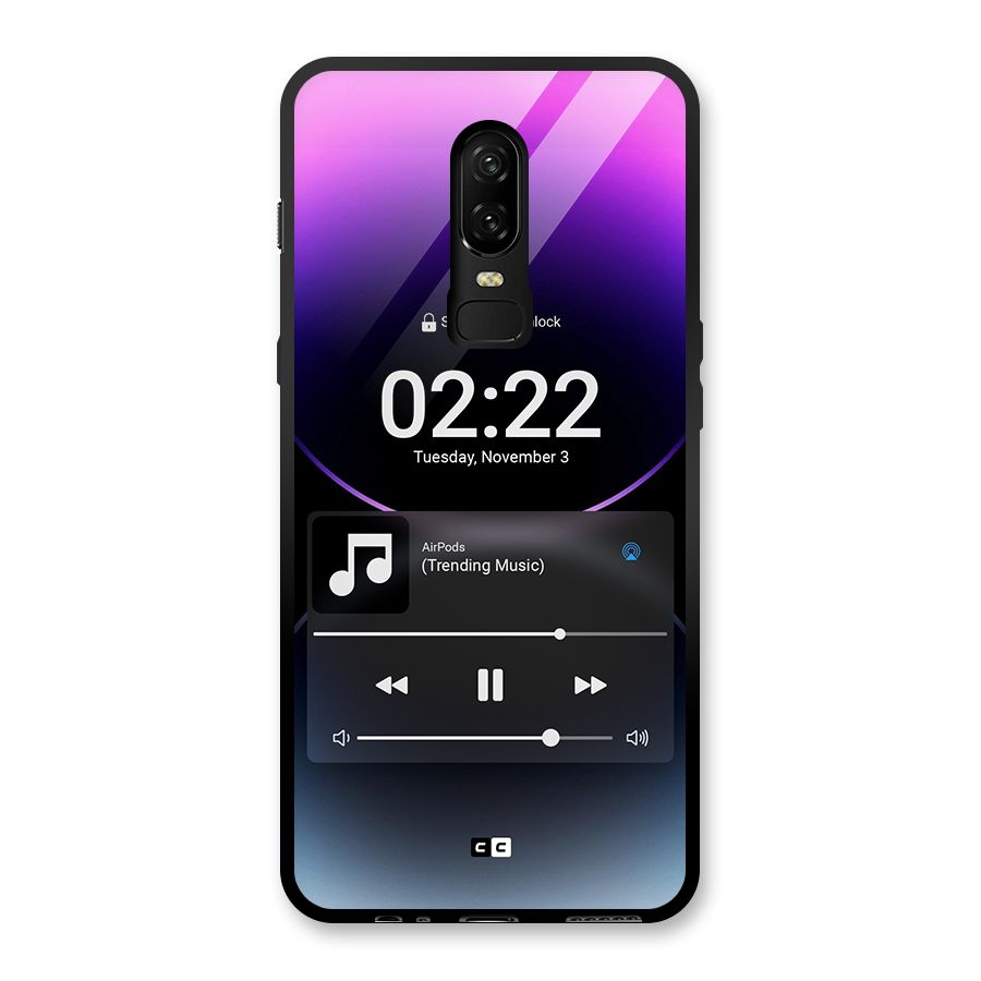 Trending Music Glass Back Case for OnePlus 6