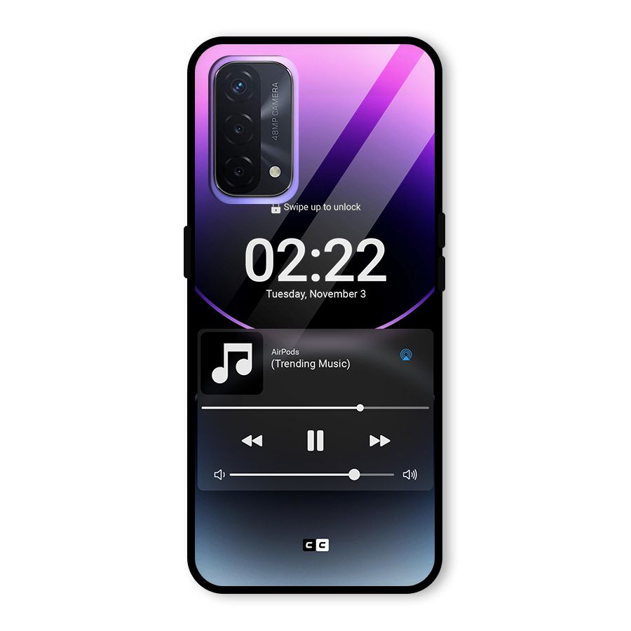 Trending Music Glass Back Case for Oppo A74 5G