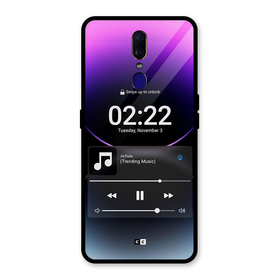 Trending Music Glass Back Case for Oppo F11
