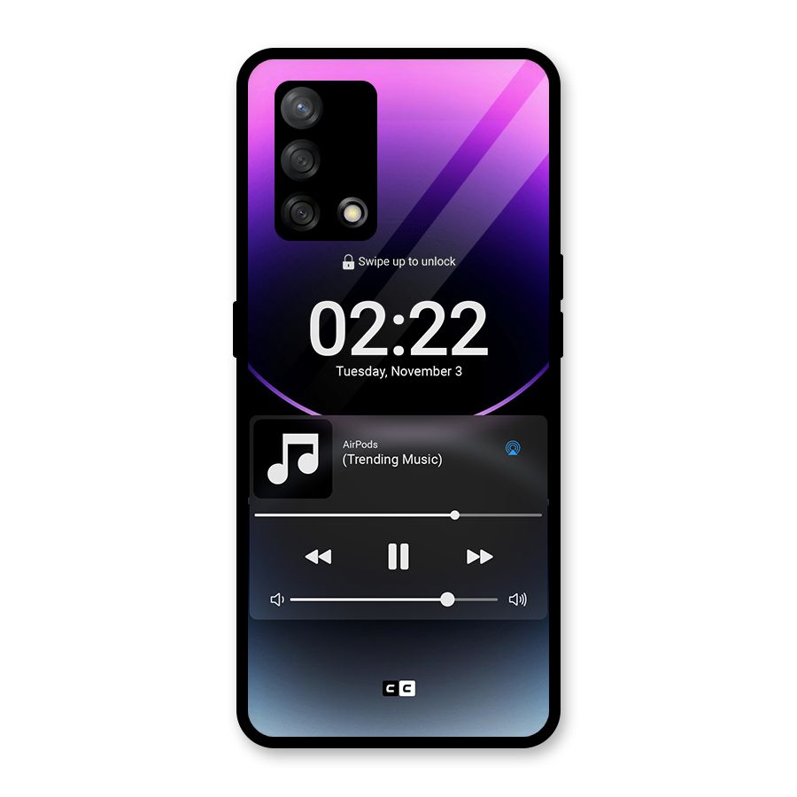 Trending Music Glass Back Case for Oppo F19