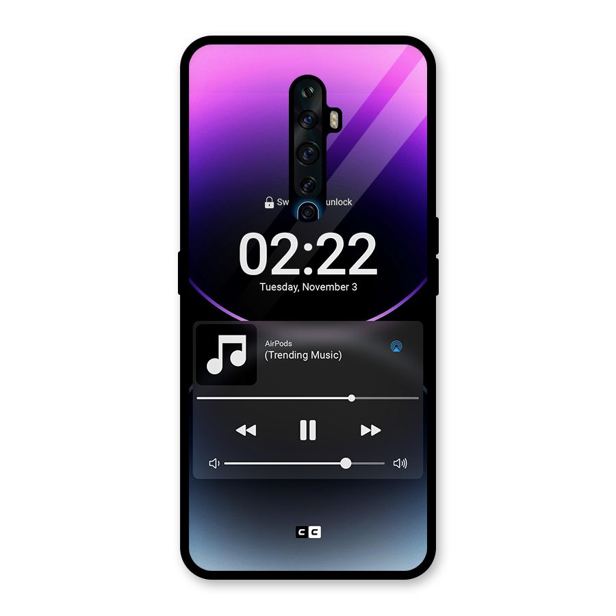 Trending Music Glass Back Case for Oppo Reno2 F