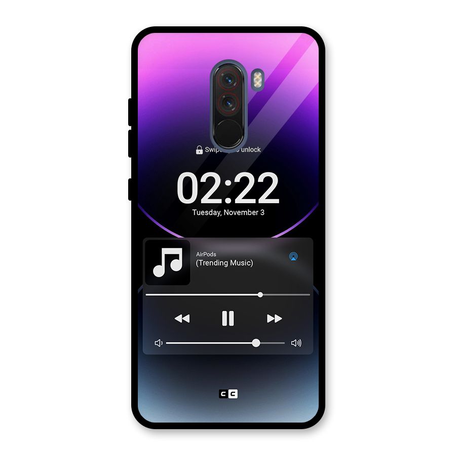 Trending Music Glass Back Case for Poco F1