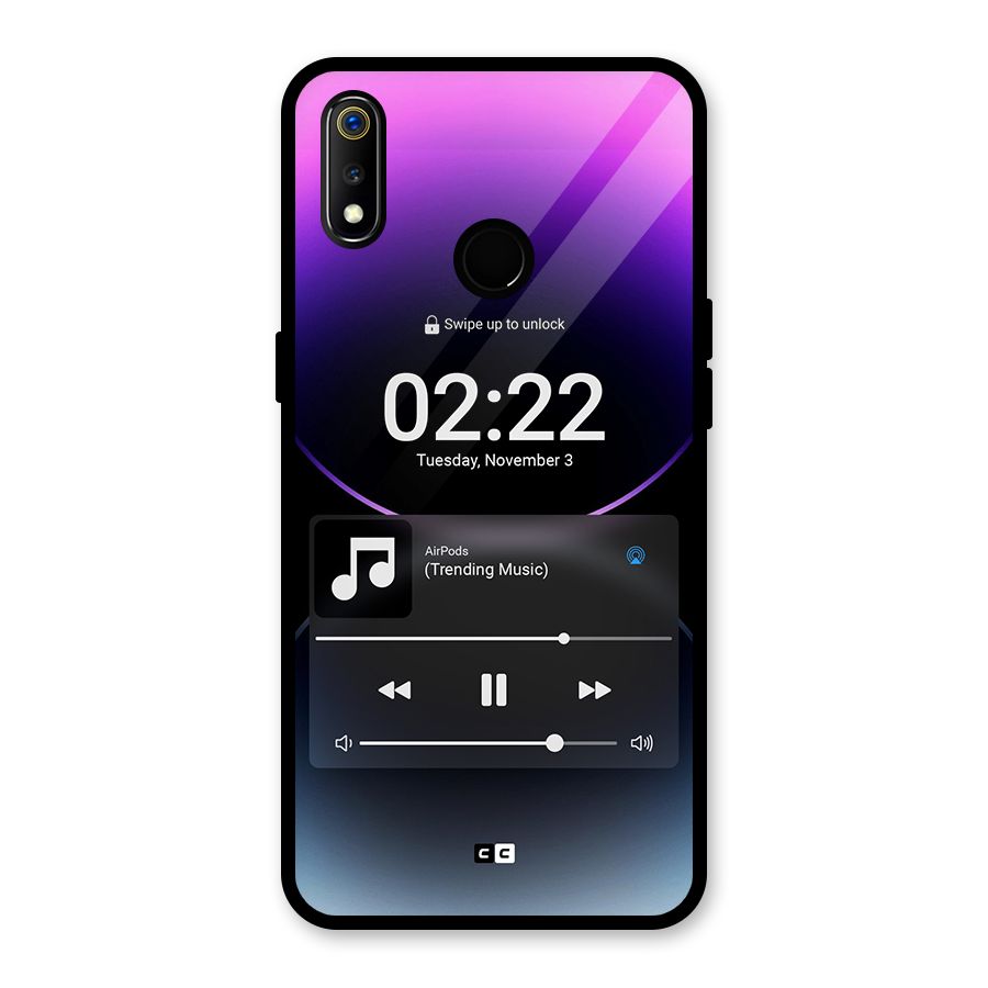 Trending Music Glass Back Case for Realme 3i