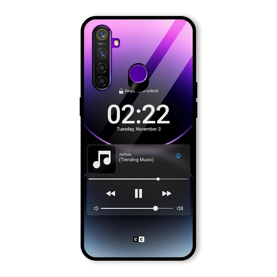 Trending Music Glass Back Case for Realme 5 Pro