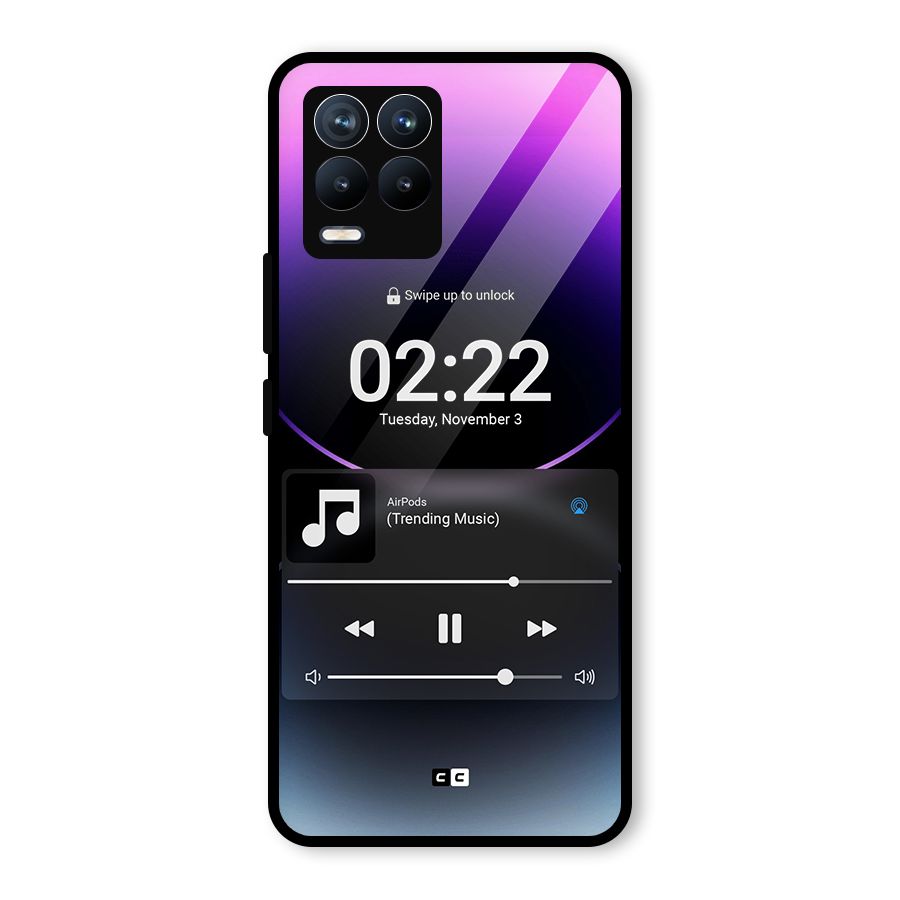 Trending Music Glass Back Case for Realme 8