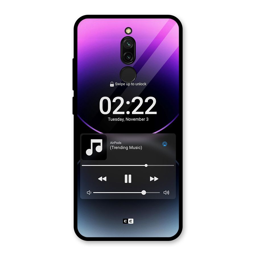 Trending Music Glass Back Case for Redmi 8
