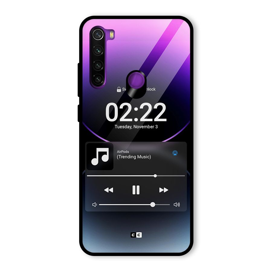 Trending Music Glass Back Case for Redmi Note 8