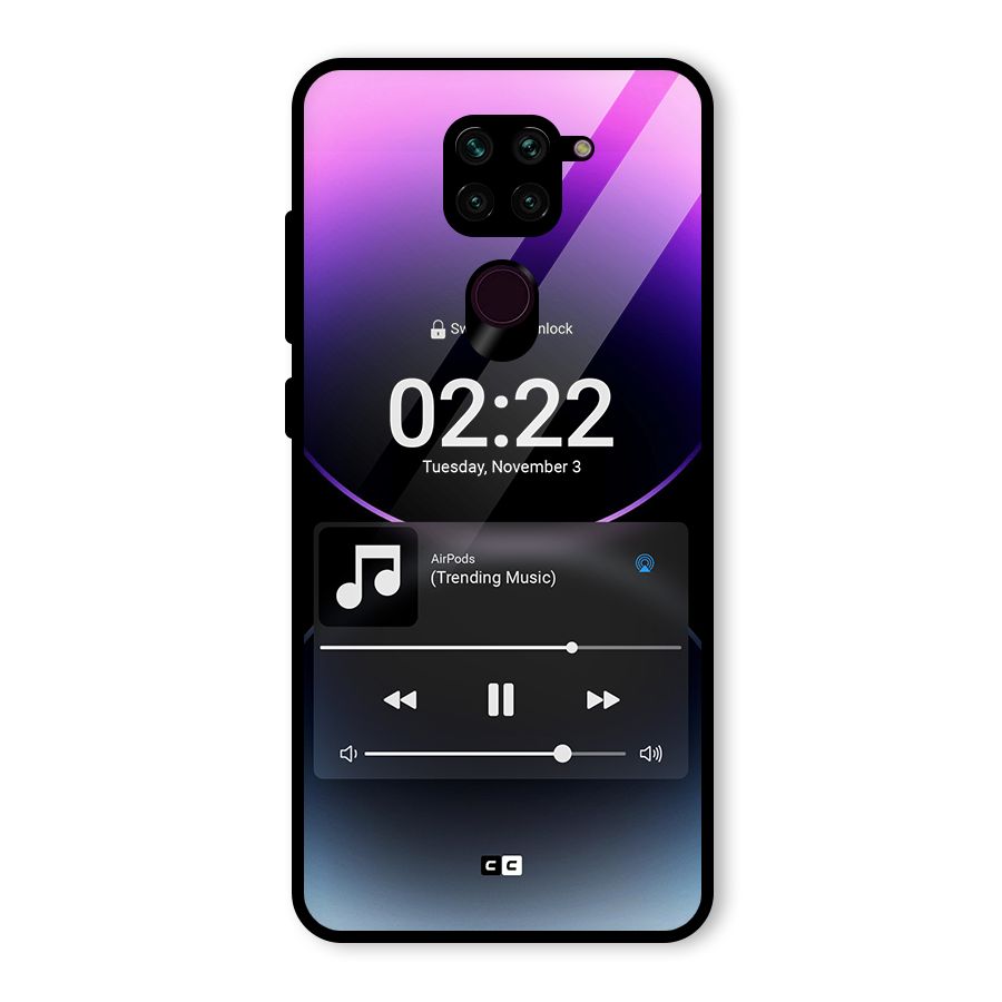 Trending Music Glass Back Case for Redmi Note 9