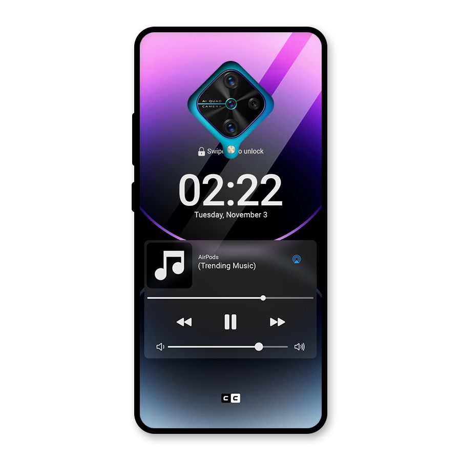 Trending Music Glass Back Case for Vivo S1 Pro