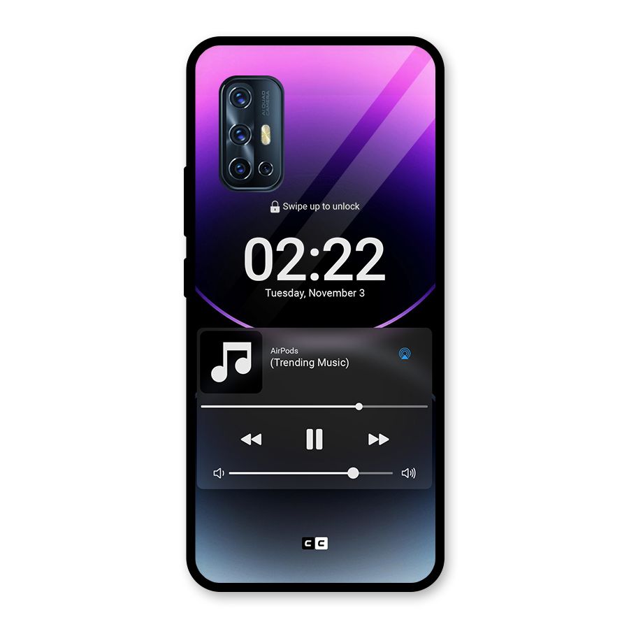 Trending Music Glass Back Case for Vivo V17