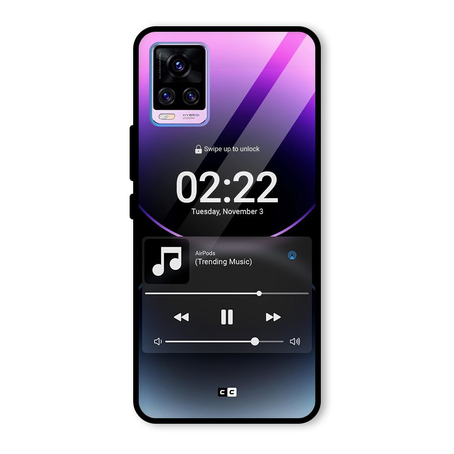 Trending Music Glass Back Case for Vivo V20 Pro