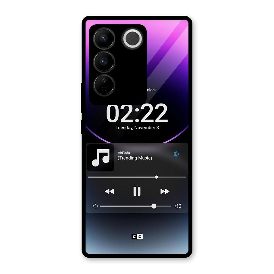 Trending Music Glass Back Case for Vivo V27