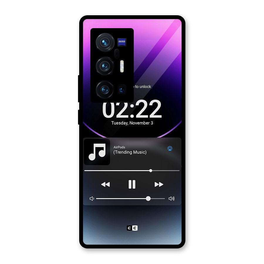 Trending Music Glass Back Case for Vivo X70 Pro Plus