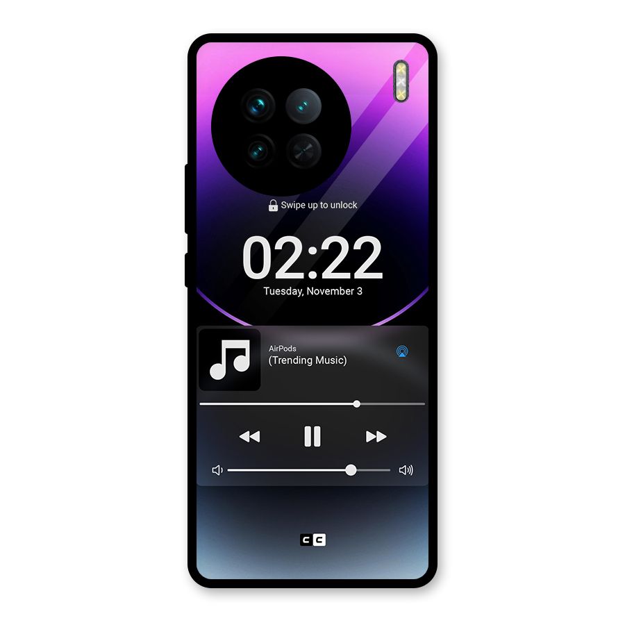 Trending Music Glass Back Case for Vivo X90