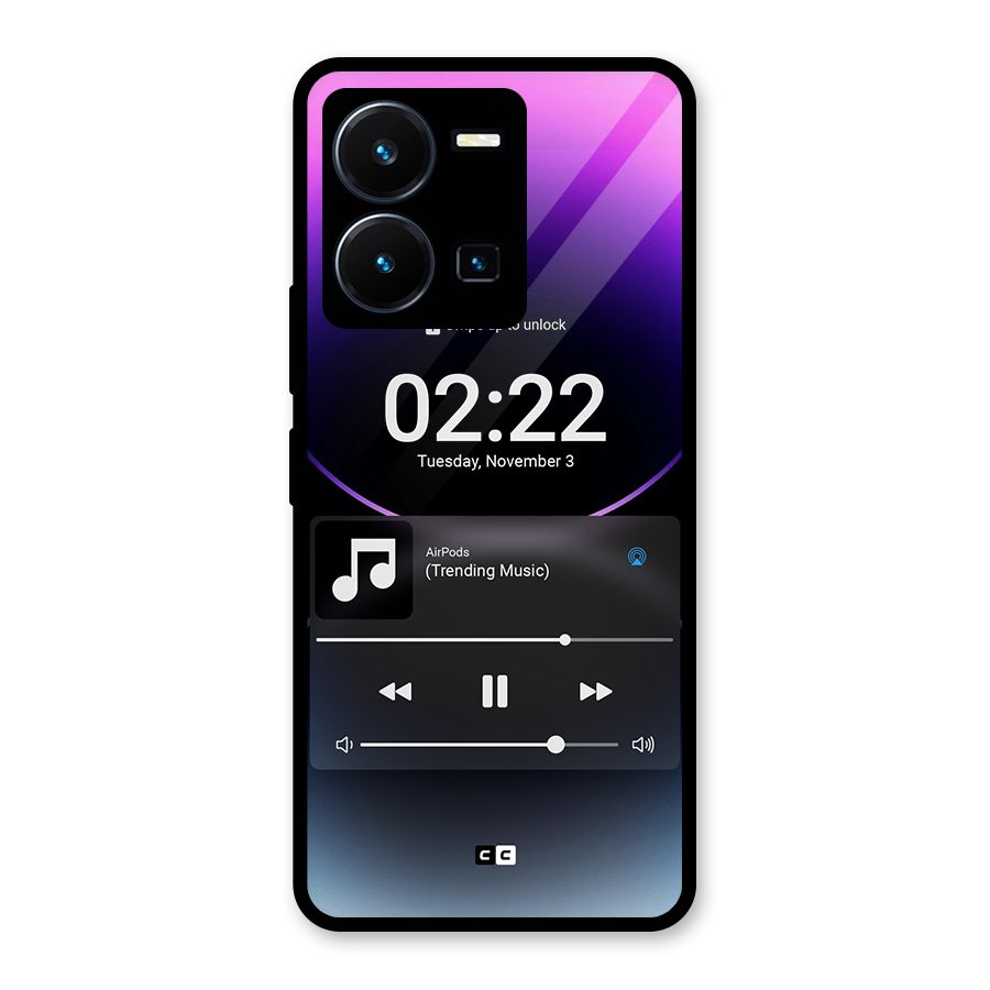 Trending Music Glass Back Case for Vivo Y35