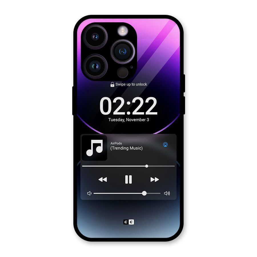 Trending Music Glass Back Case for iPhone 14 Pro