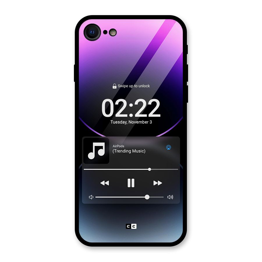 Trending Music Glass Back Case for iPhone 7