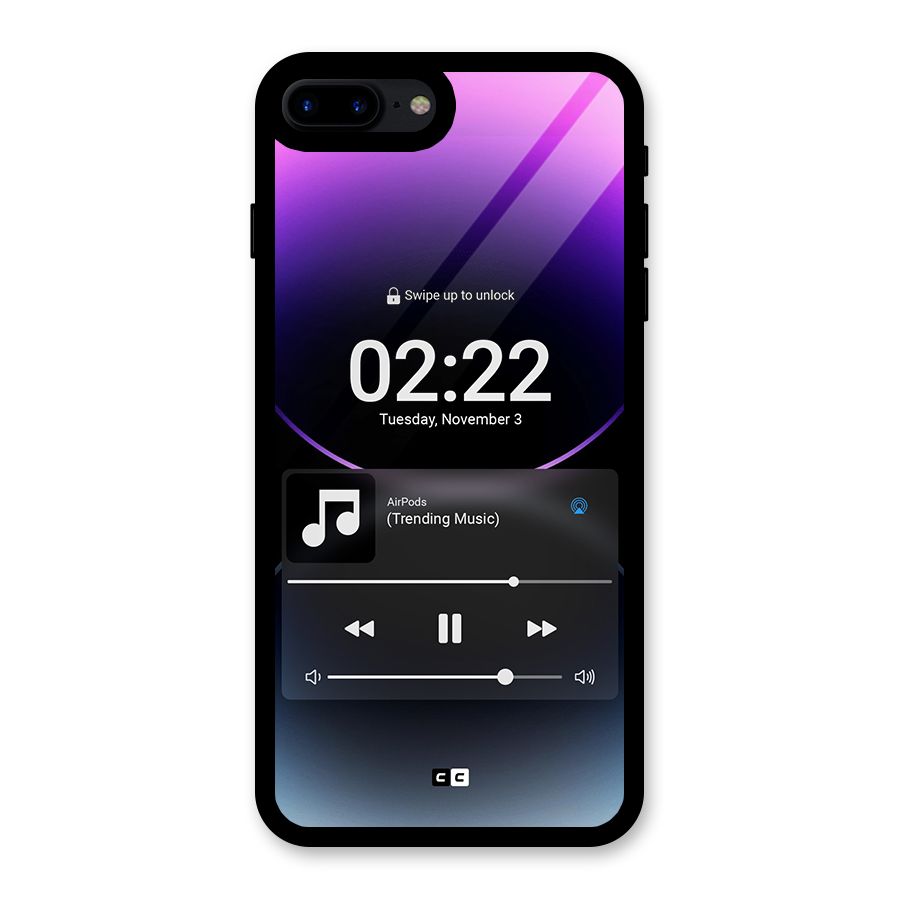 Trending Music Glass Back Case for iPhone 7 Plus