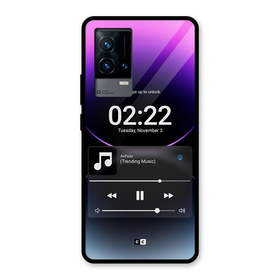 Trending Music Glass Back Case for iQOO 9 5G