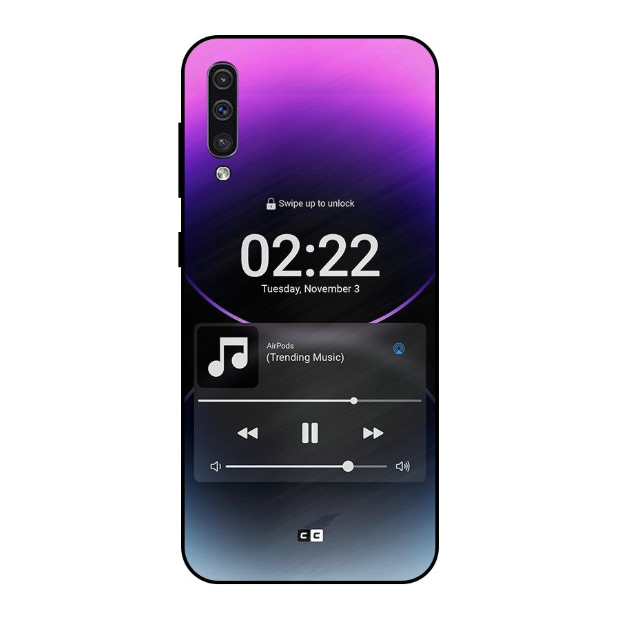 Trending Music Metal Back Case for Galaxy A30s