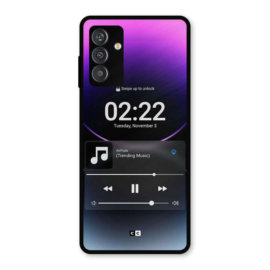 Trending Music Metal Back Case for Galaxy M14 5G