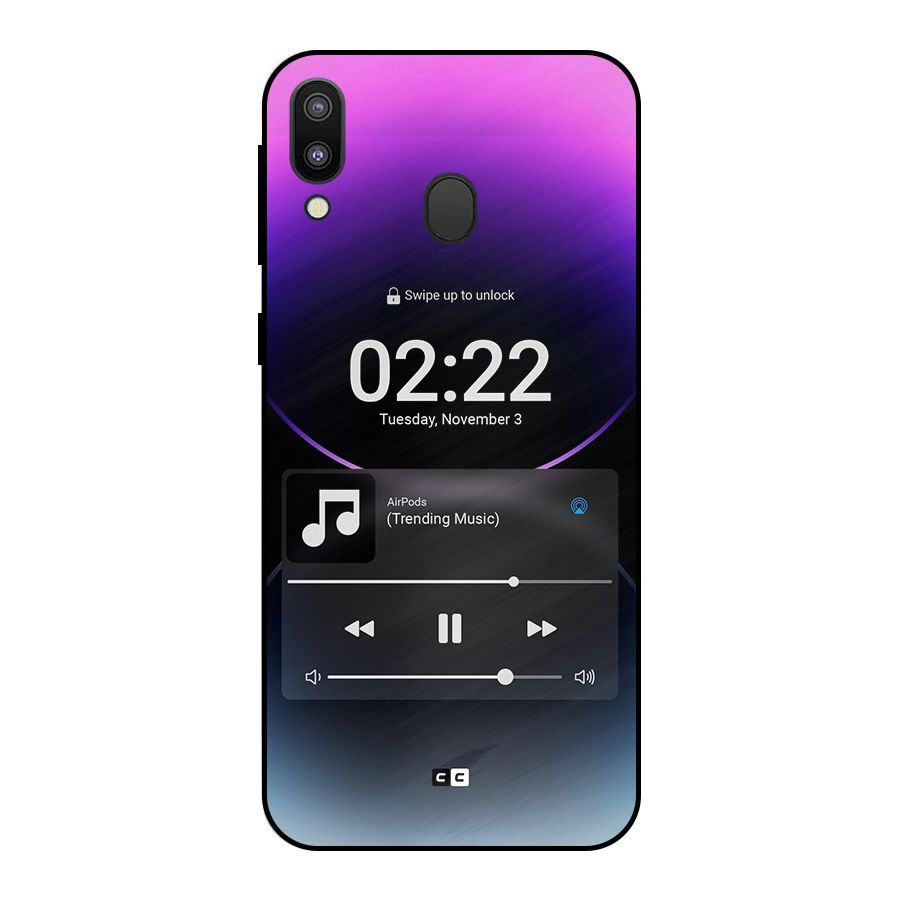Trending Music Metal Back Case for Galaxy M20