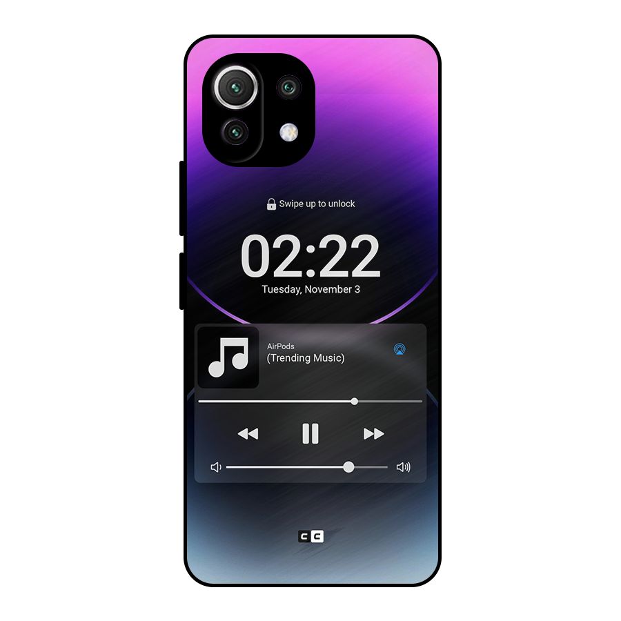 Trending Music Metal Back Case for Mi 11 Lite
