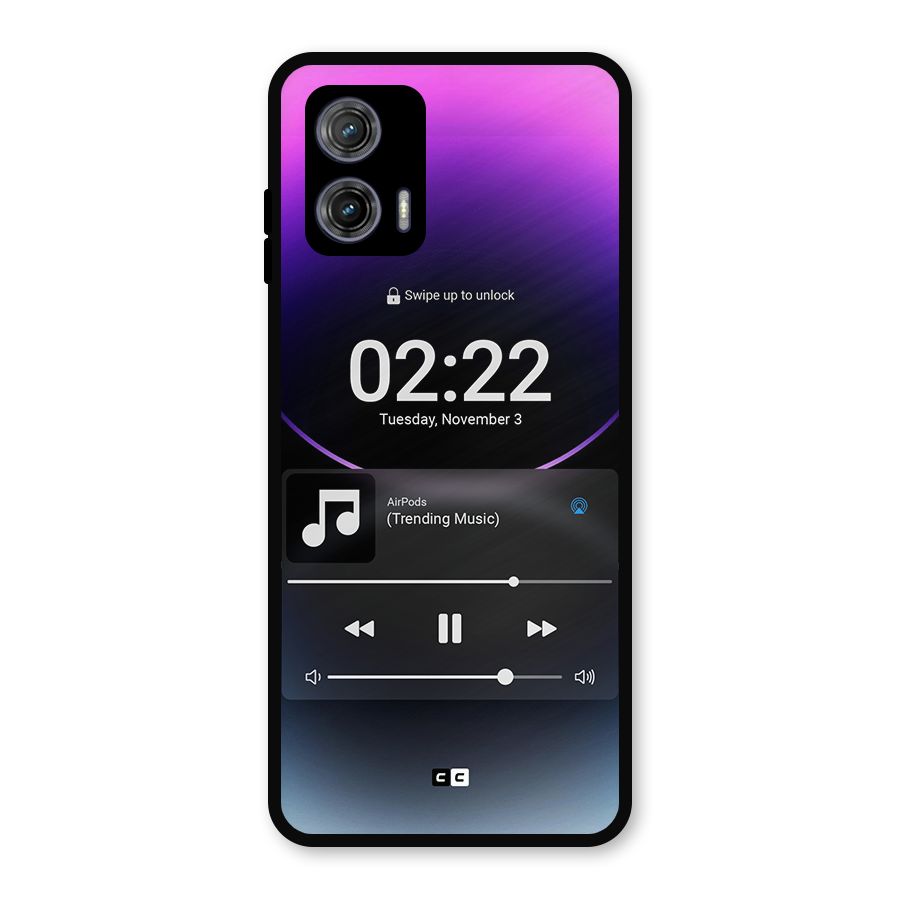 Trending Music Metal Back Case for Moto G73