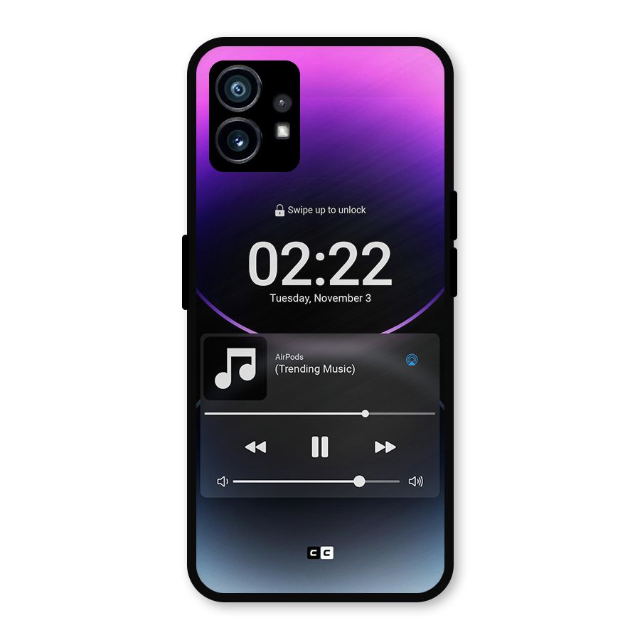 Trending Music Metal Back Case for Nothing Phone 1
