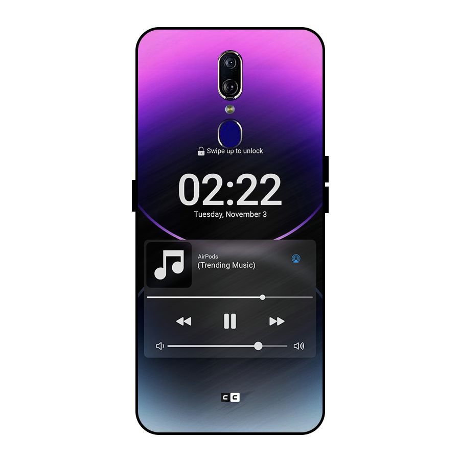 Trending Music Metal Back Case for Oppo F11