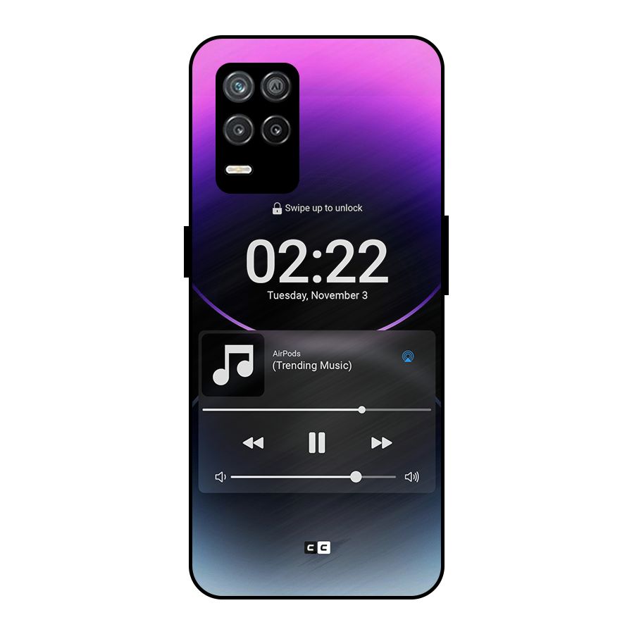 Trending Music Metal Back Case for Realme 8 5G