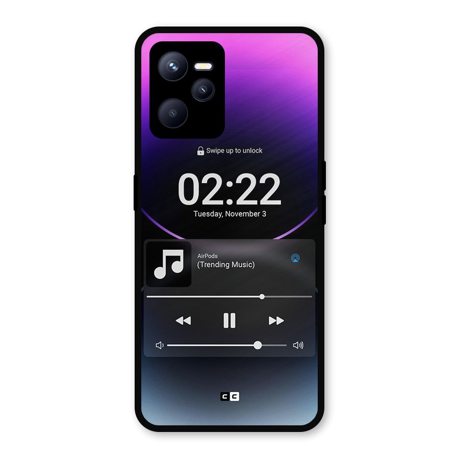 Trending Music Metal Back Case for Realme C35