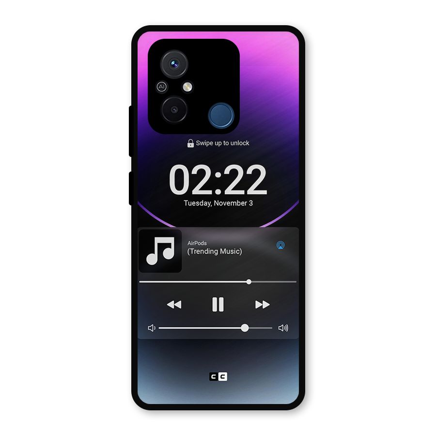 Trending Music Metal Back Case for Redmi 12C