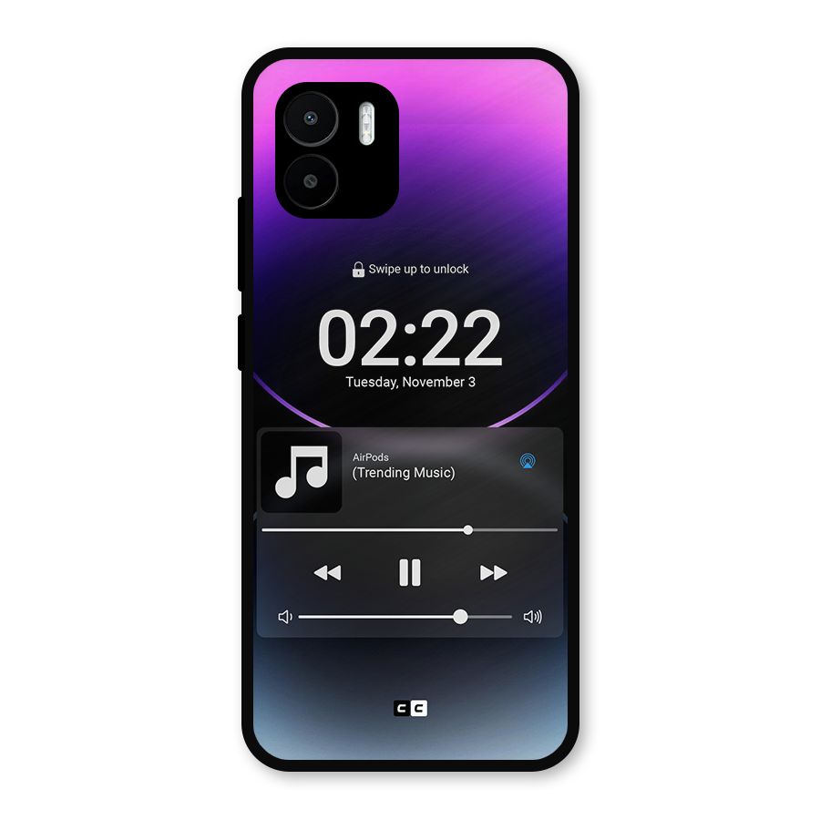 Trending Music Metal Back Case for Redmi A2