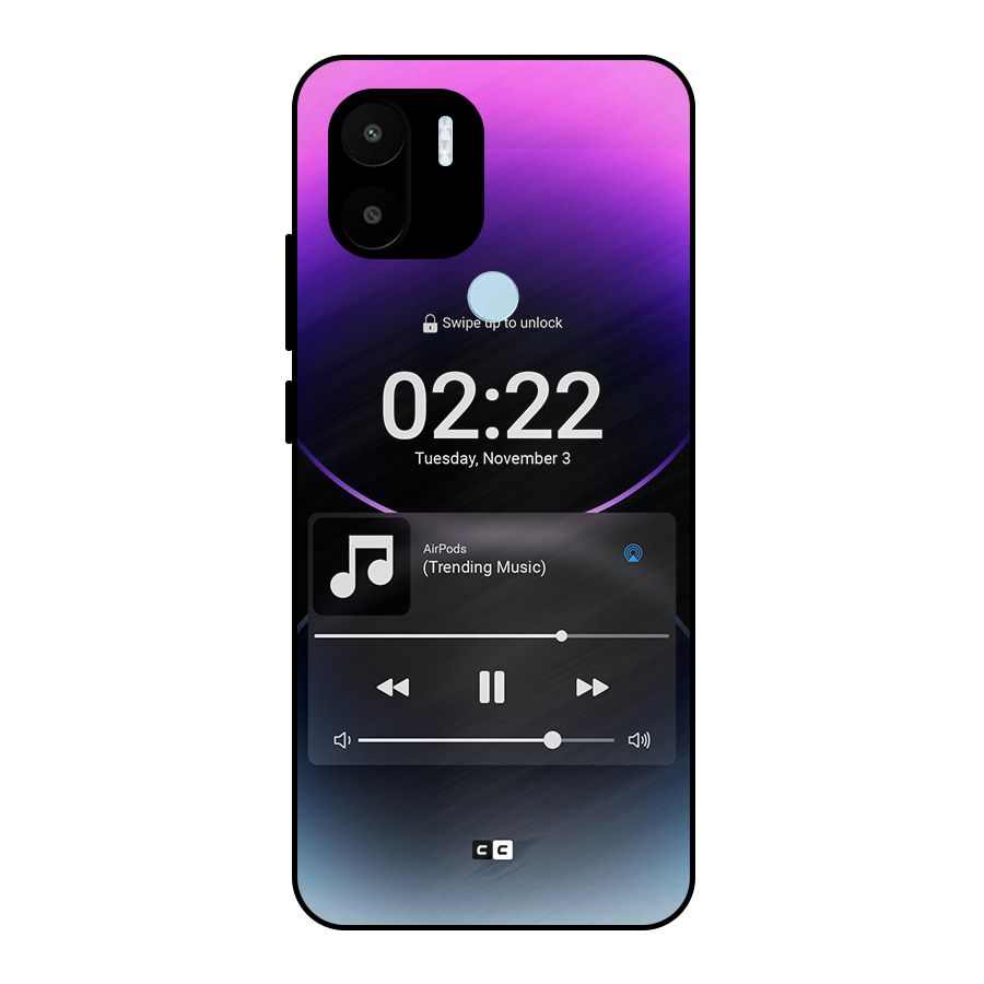 Trending Music Metal Back Case for Redmi A2 Plus